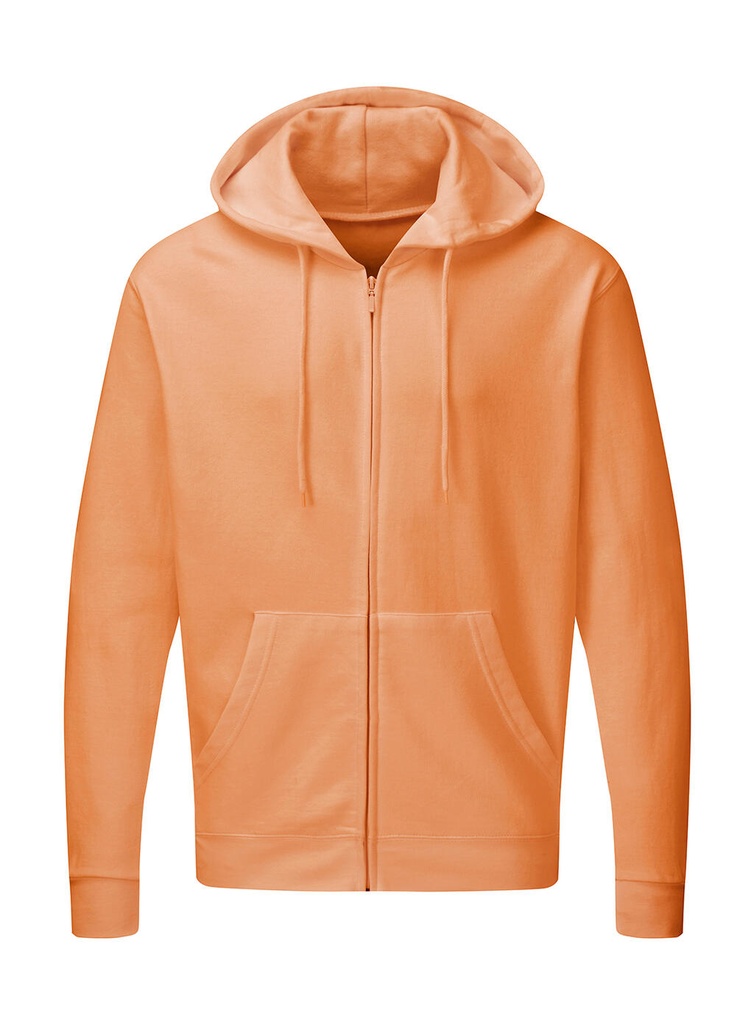 Hooded Full Zip Men Cantaloupe