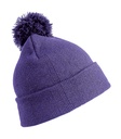 Junior Pom Pom Beanie Purple