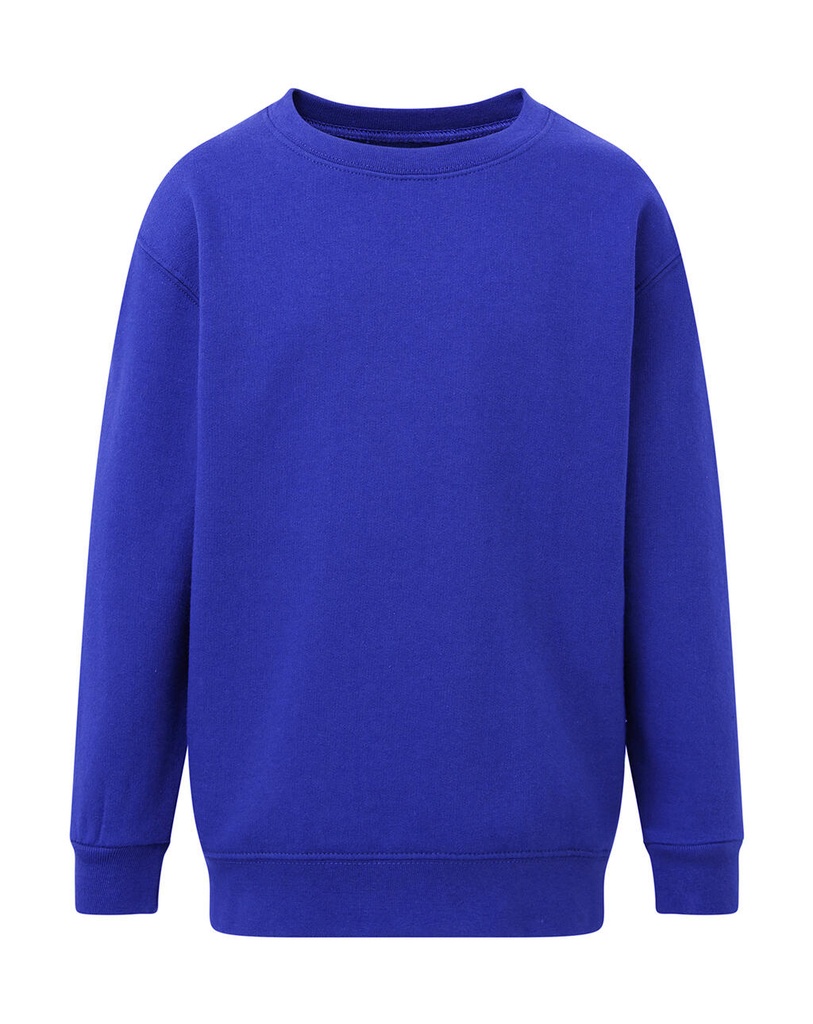 Crew Neck Sweatshirt Kids Royal Blue