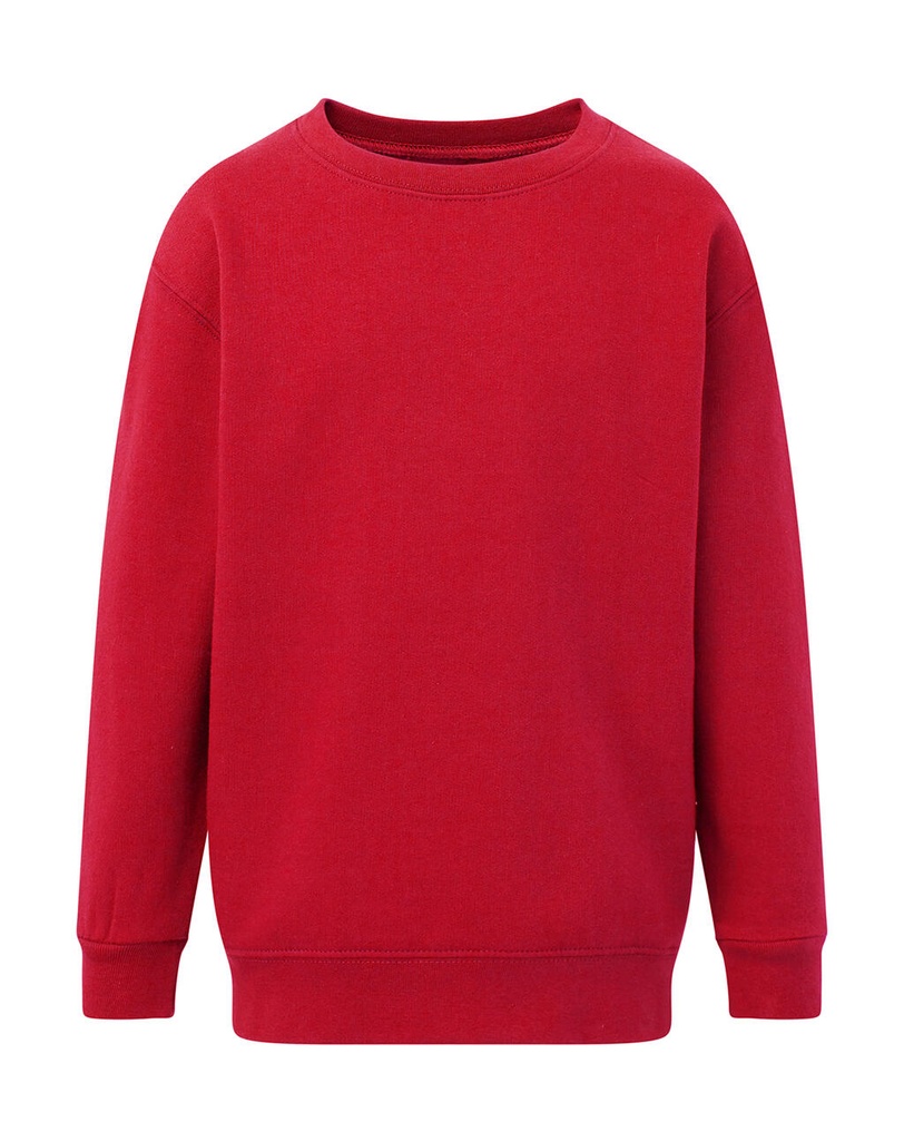 Crew Neck Sweatshirt Kids Red