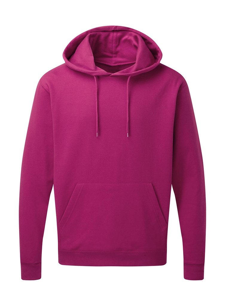 Hooded Sweatshirt Men Dark Pink