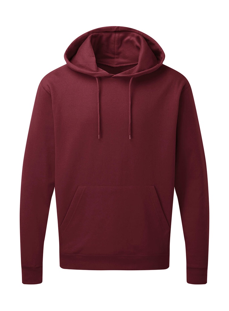Hooded Sweatshirt Men Burgundy