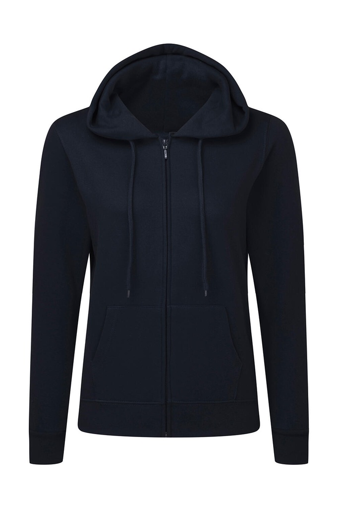 Hooded Full Zip Women Navy