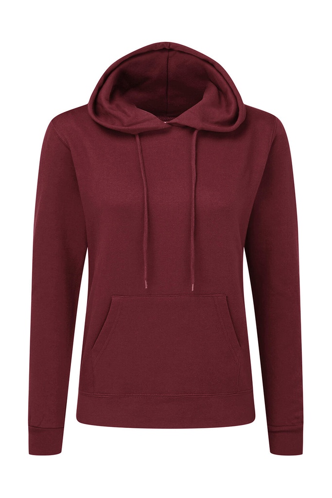 Hooded Sweatshirt Women Burgundy