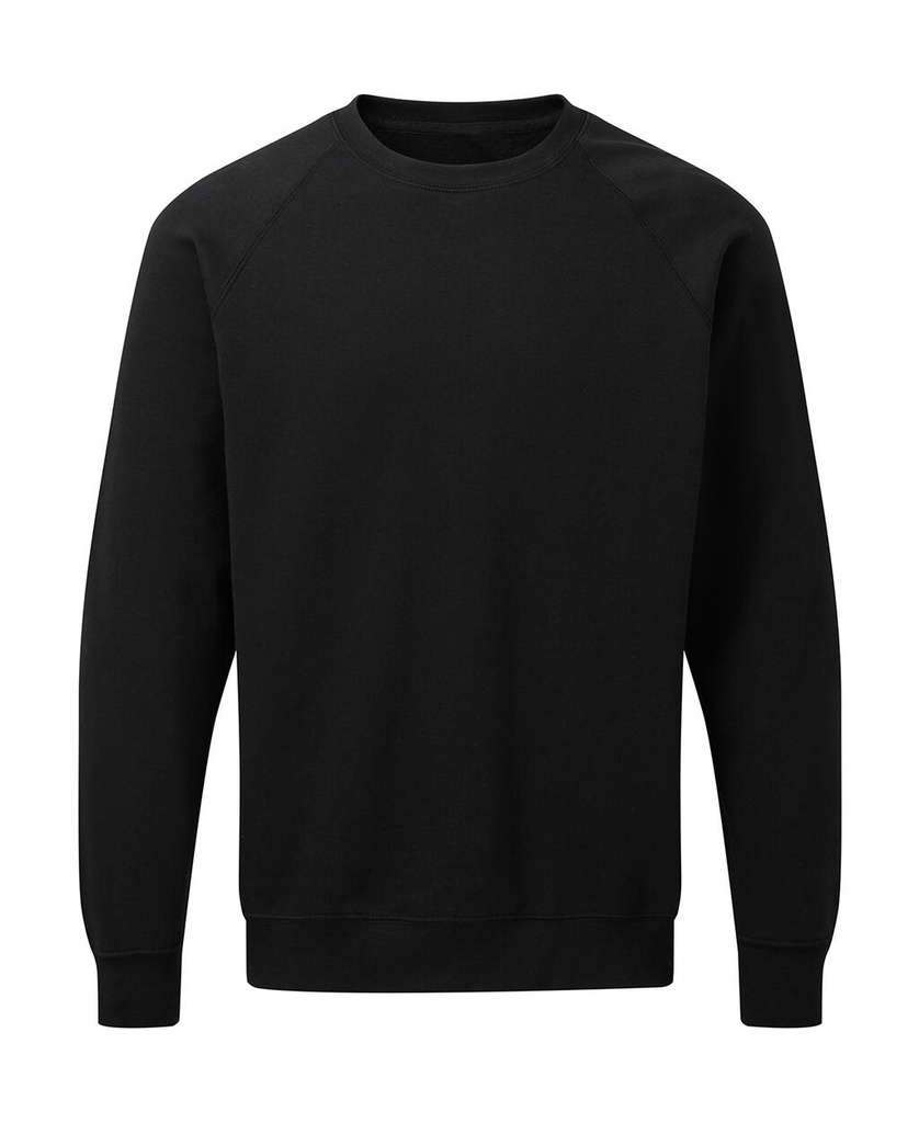 Raglan Sweatshirt Men Black