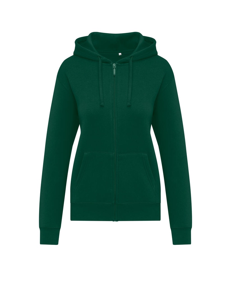 Originals Hooded Full Zip Women Bottle Green