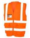 Executive Cool Mesh Safety Vest Fluorescent Orange