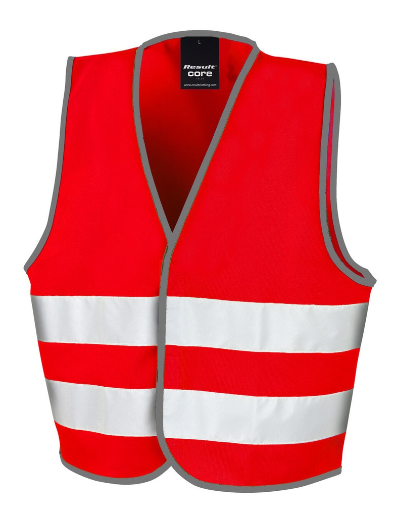 Junior Enhanced Visibility Vest Red