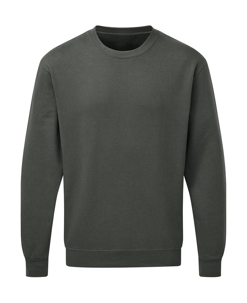 Crew Neck Sweatshirt Men Charcoal