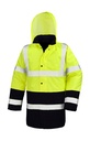 Core Motorway 2-Tone Safety Coat Fluorescent Yellow/Black