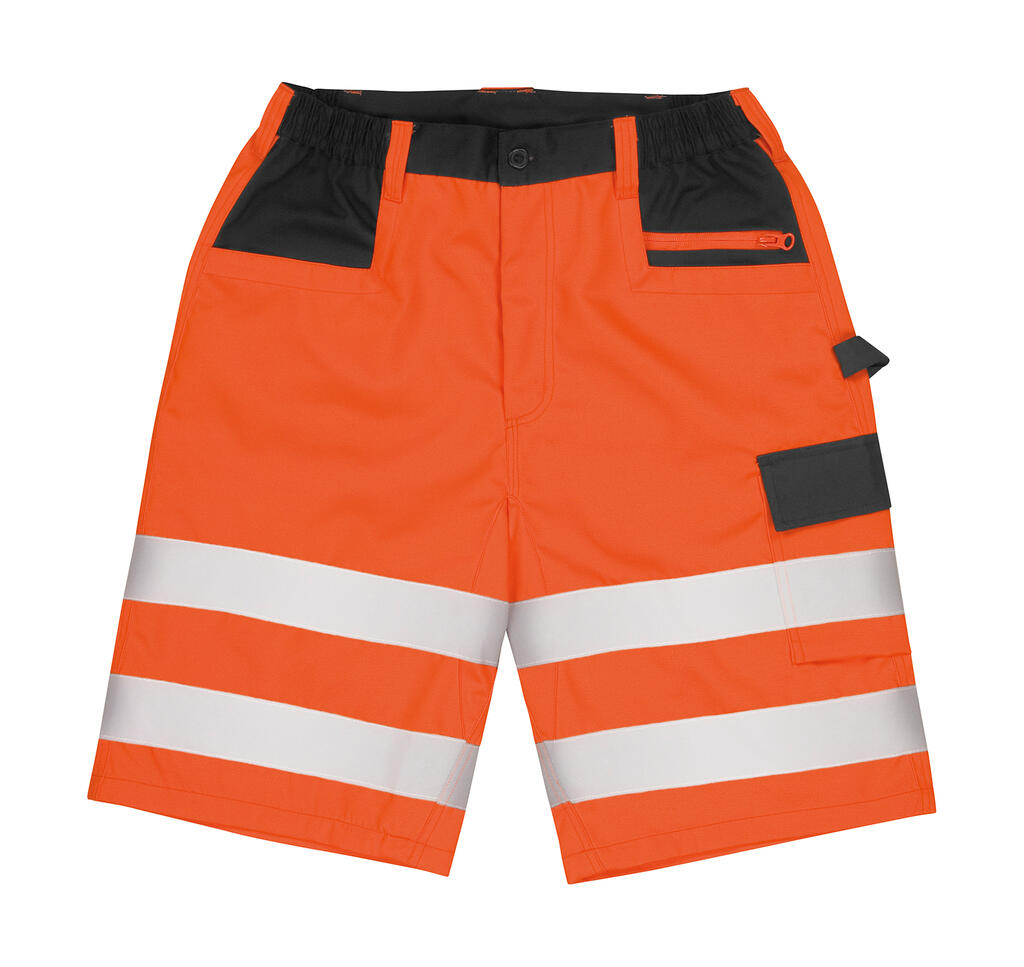 Safety Cargo Shorts Fluorescent Orange