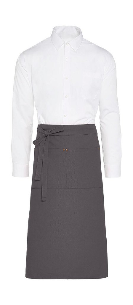 PROVENCE - Bistro Apron with Pocket Grey