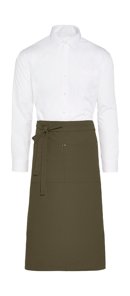 PROVENCE - Bistro Apron with Pocket Olive