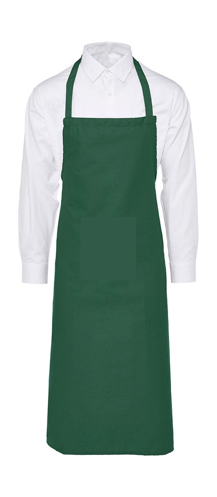 PARIS Bib Apron Bottle Green