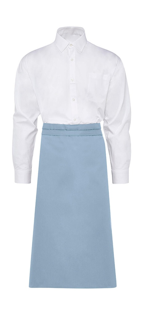 ROME Medium Length Bistro Apron Sky Blue
