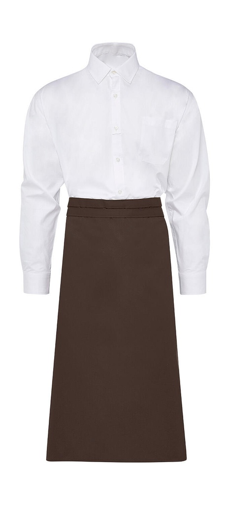 ROME Medium Length Bistro Apron Brown