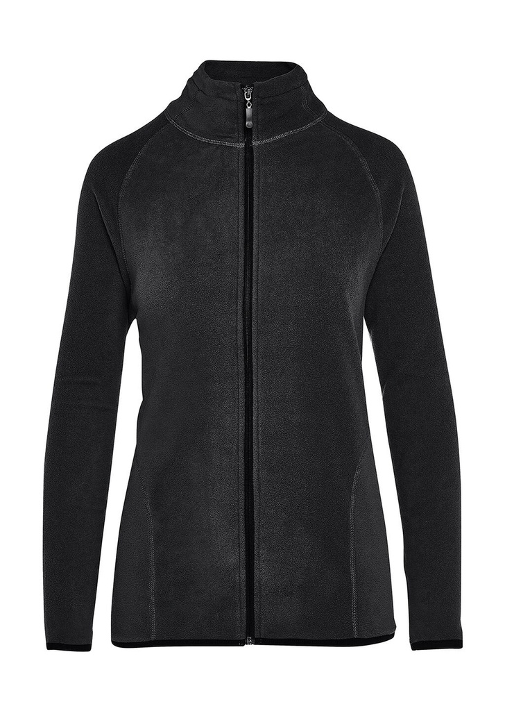 Signature Tagless Microfleece Full Zip Women Dark Black