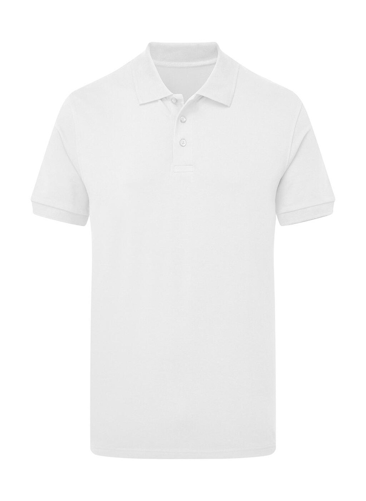 Signature Tagless Polo Stretch Men White