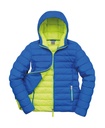 Ladies' Snow Bird Hooded Jacket Ocean Blue/Lime Punch
