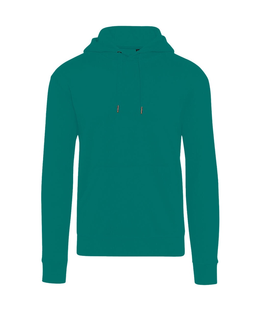 Signature Tagless Hooded Sweatshirt Unisex Emerald Green