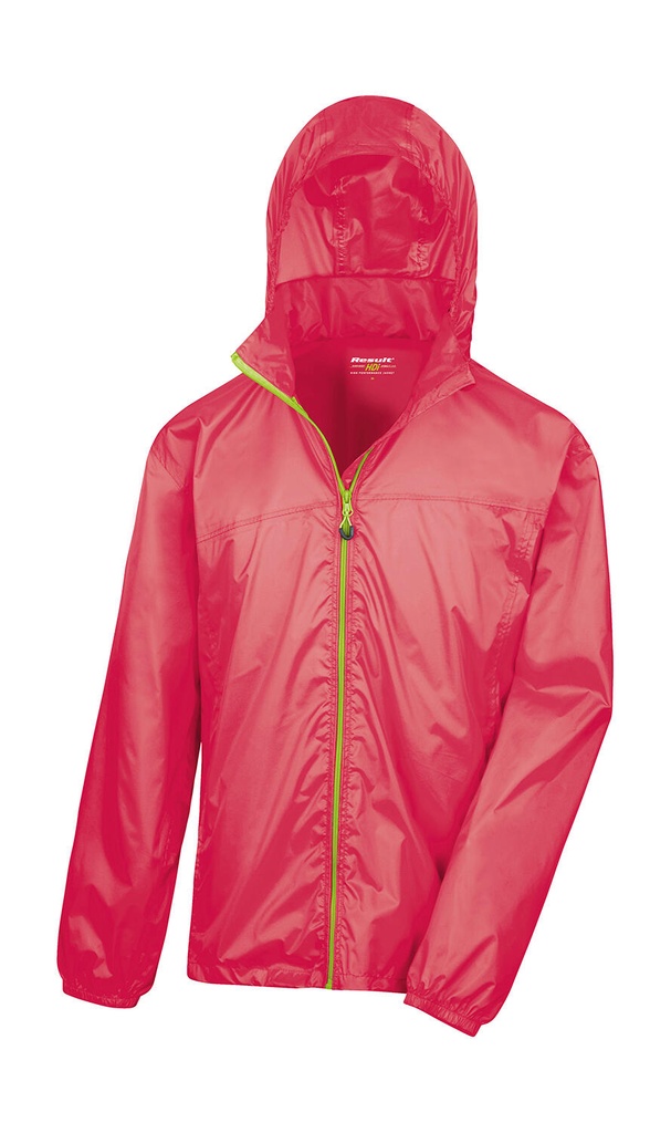 HDI Quest Lightweight Stowable Jacket Raspberry/Lime
