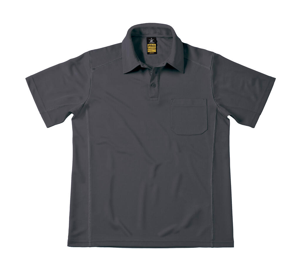 CoolPower Pocket Polo Dark Grey