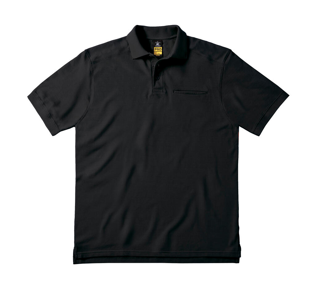 Skill Pro Workwear Pocket Polo Black