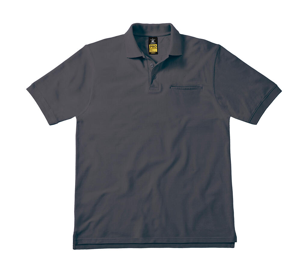 Energy Pro Workwear Pocket Polo Dark Grey