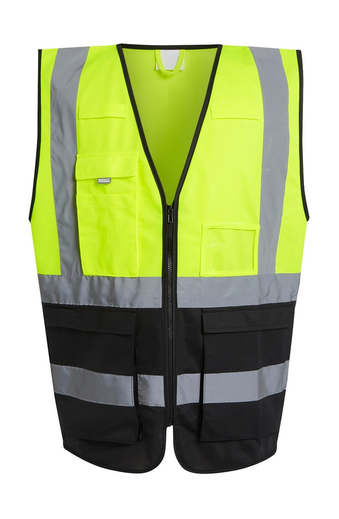 Pro Hi-Vis Executive Vest Yellow/Black