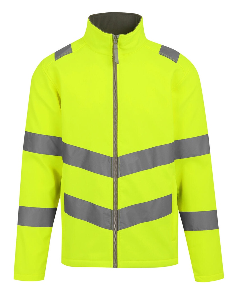 Pro Hi-Vis Ablaze Softshell Yellow