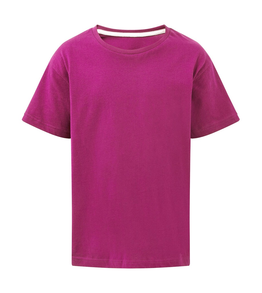 Signature Tagless Tee Kids Dark Pink