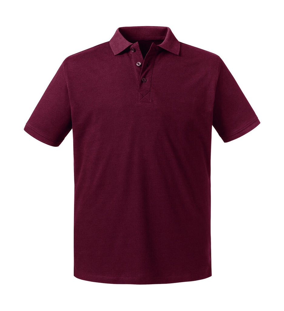 Men's Pure Organic Polo Burgundy
