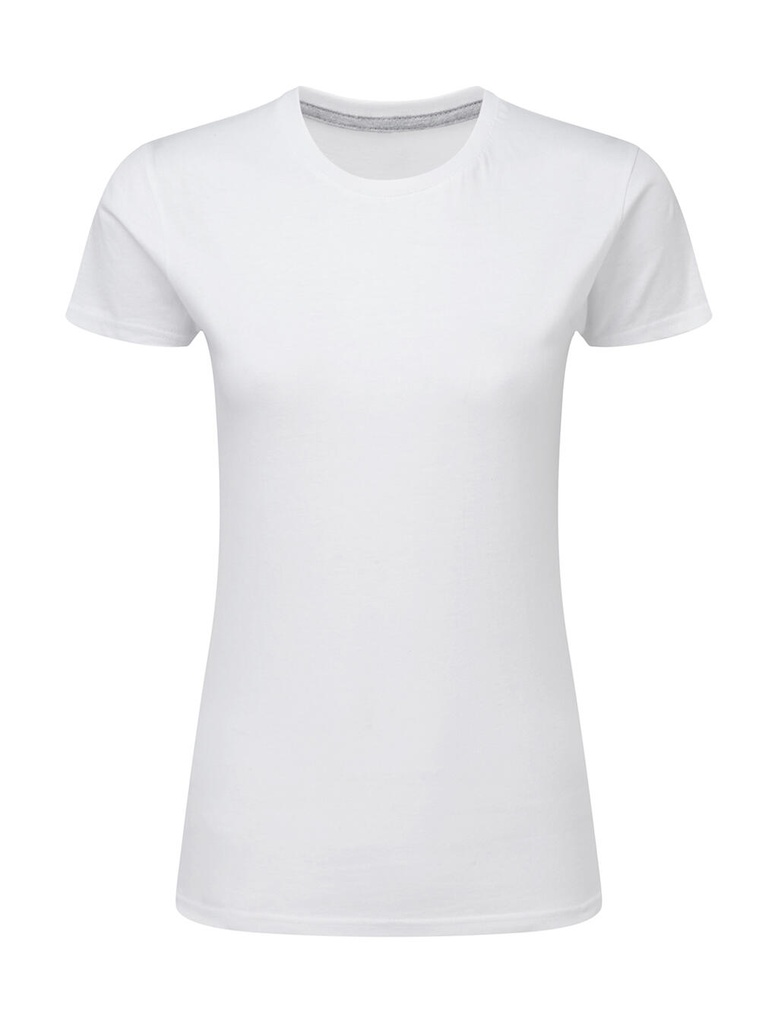 Signature Tagless Tee Women White
