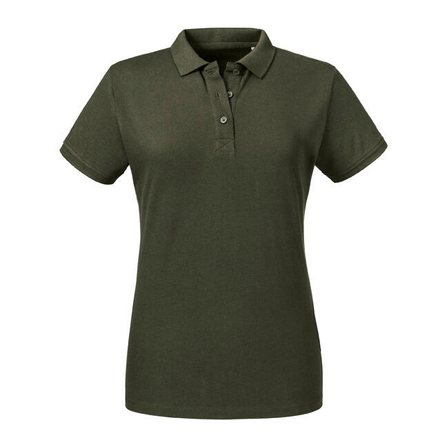 Ladies' Pure Organic Polo Dark Olive