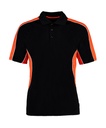 Classic Fit Cooltex® Contrast Polo Shirt Black/Orange