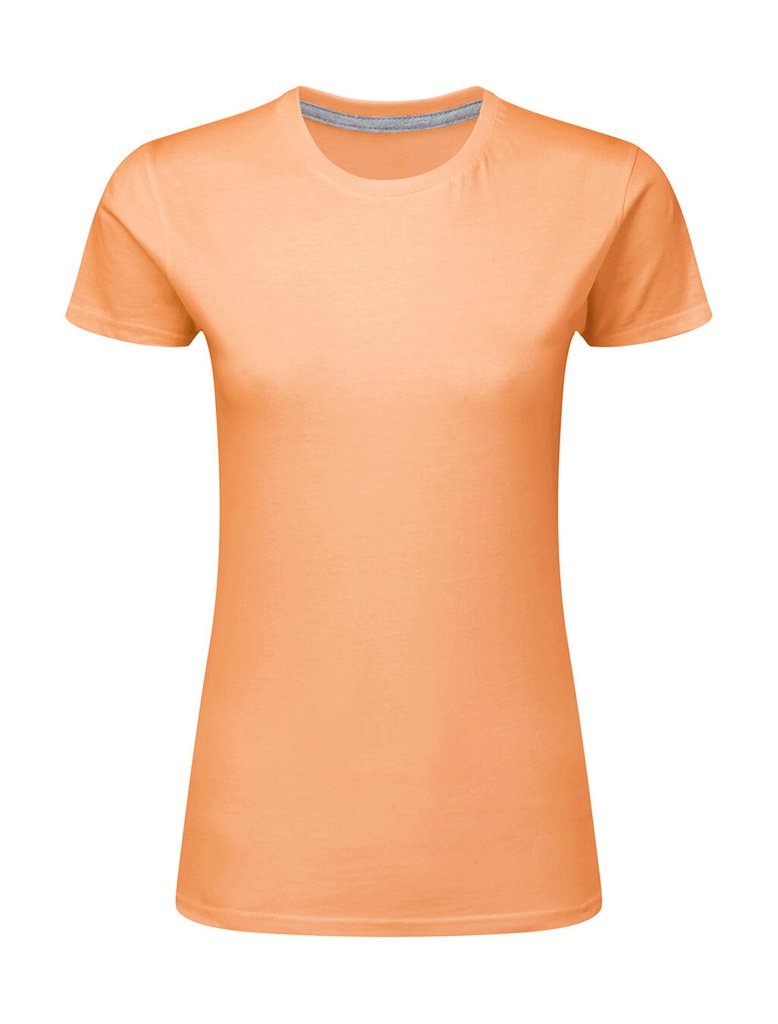 Signature Tagless Tee Women Cantaloupe