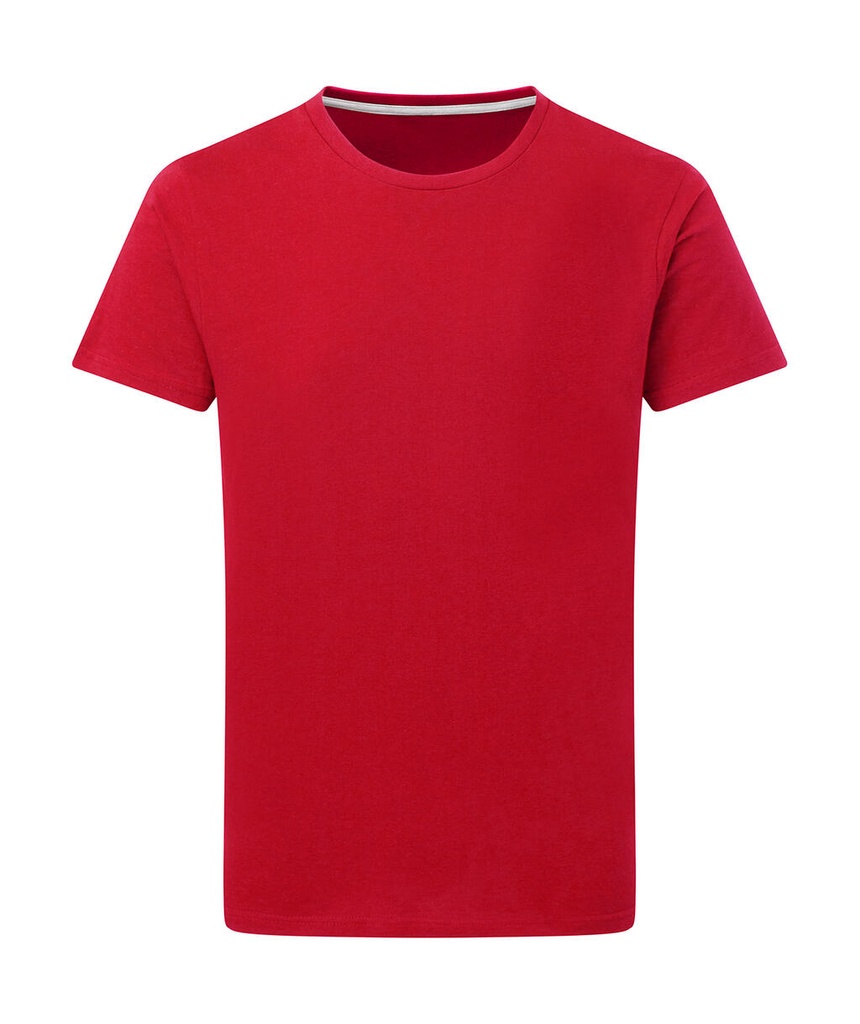 Signature Tagless Tee Men Red