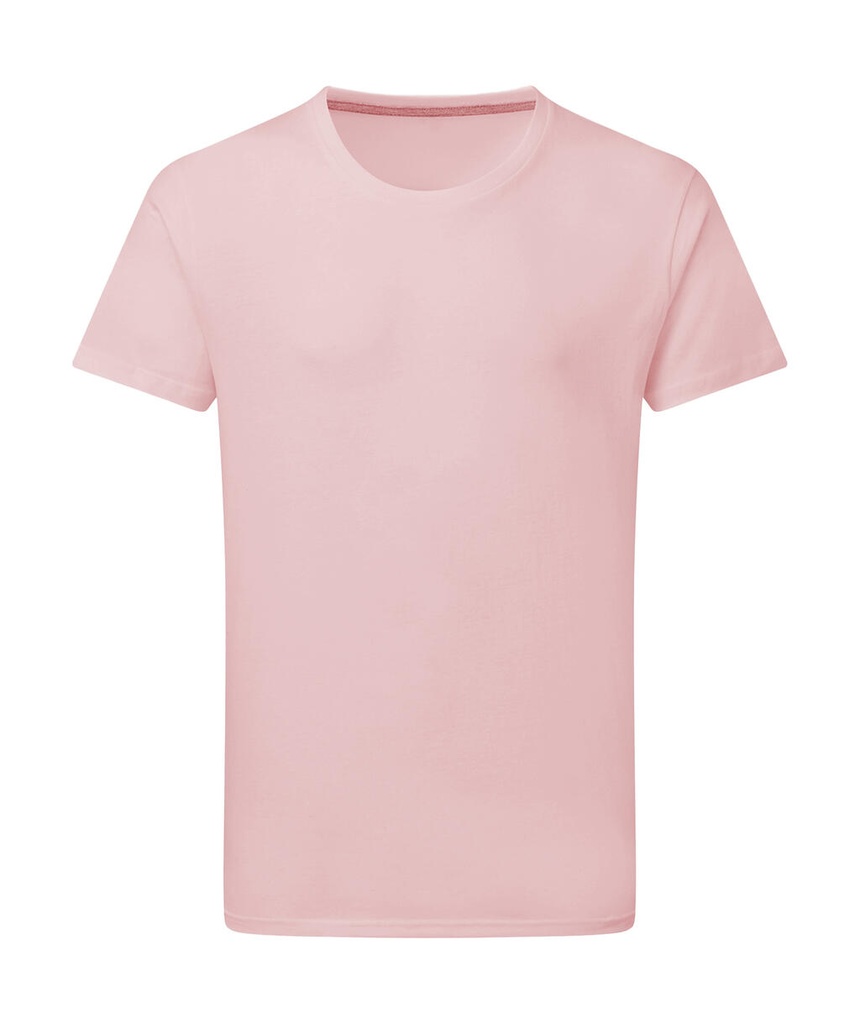 Signature Tagless Tee Men Rose Chalk