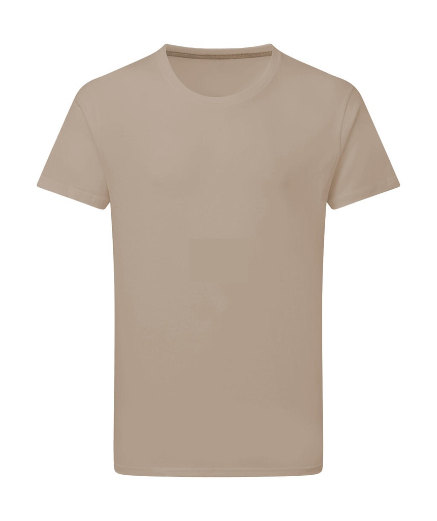 Signature Tagless Tee Men Pastel Macchiato