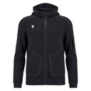 Ath Icon Kanak Tech Hoody Fzip Top Blk — Black