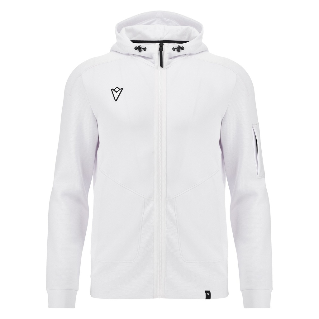 Ath Icon Kanak Tech Hoody Fzip Top Wht — White