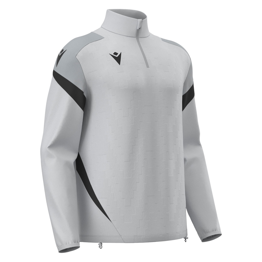 Hollow 1/4 Zip Jersey — Stone Grey