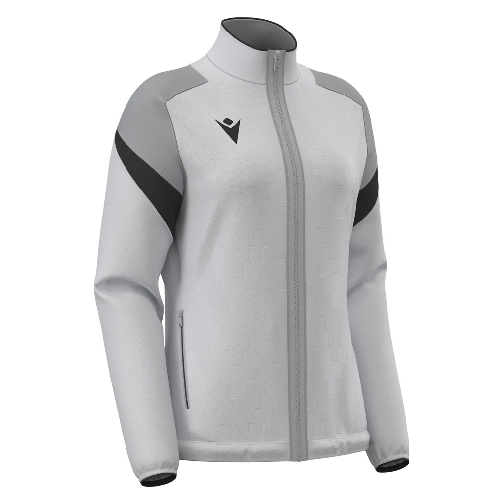 Athena Full Zip Sweatshirt — Stone Grey