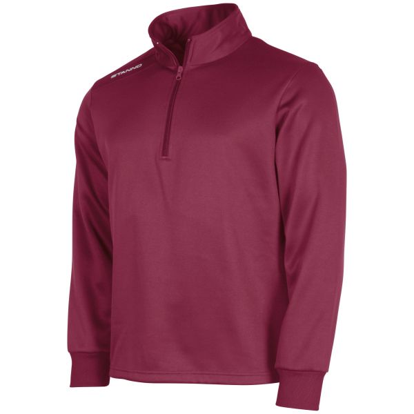 Field Half Zip Top — Red