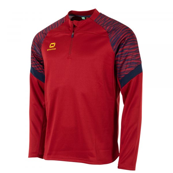 Bolt Quarter Zip Top — Red