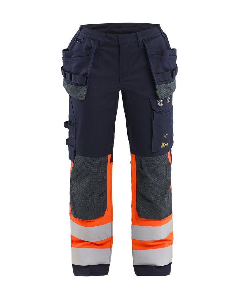 7185 Dames Multinorm werkbroek stretch Inherent met gereedschapszakken