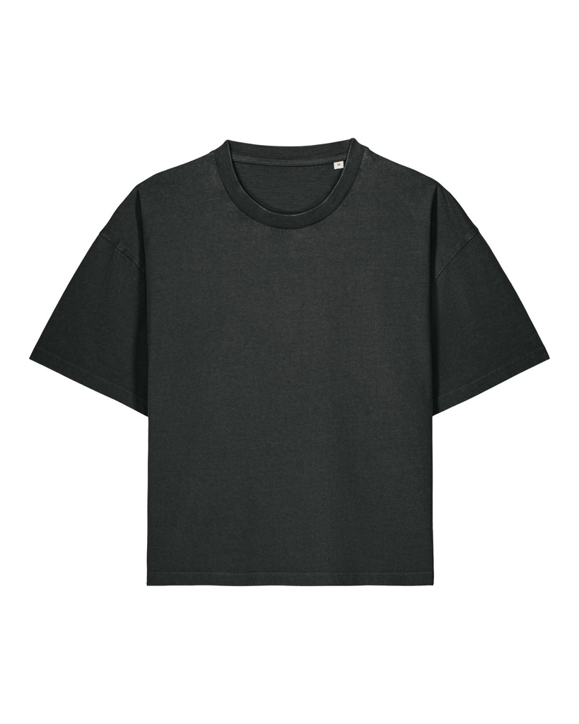 Stella Nova Vintage T-Shirt G. Dyed Black Rock