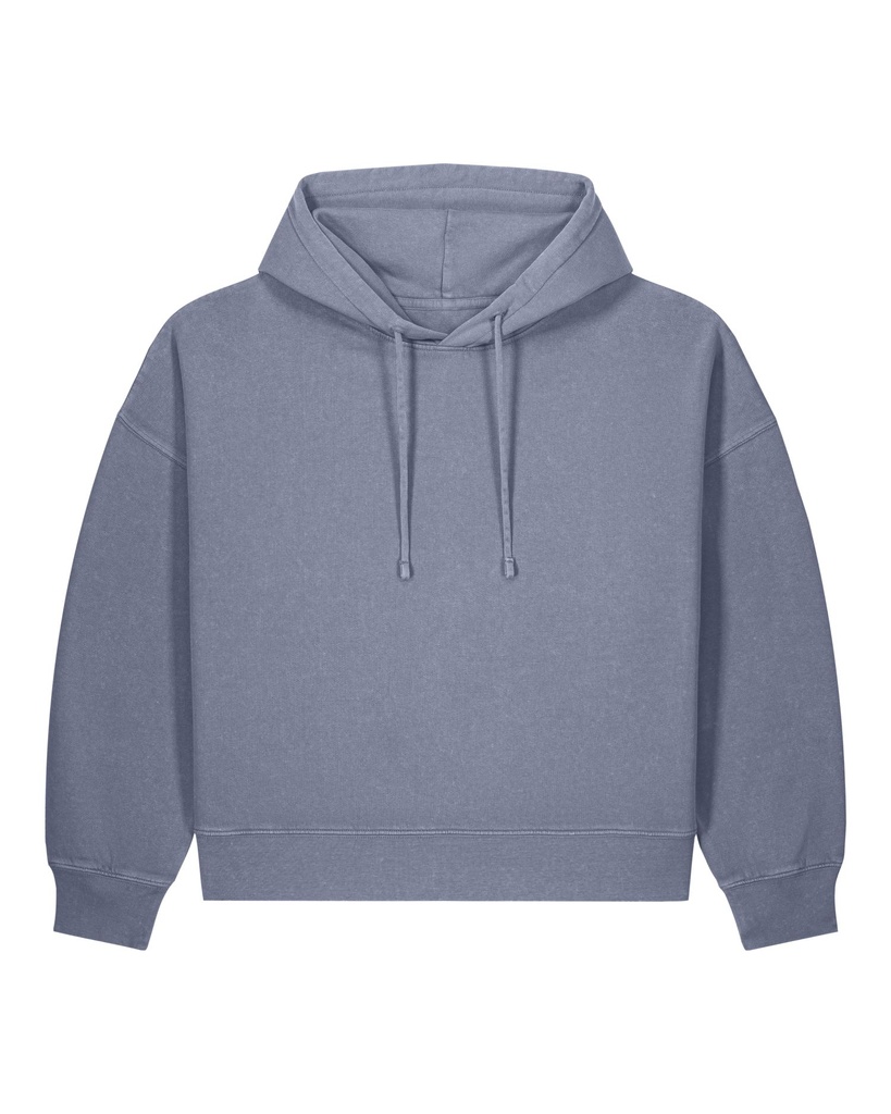 Stella Nora Vintage Hoodie G. Dyed Blue Grey