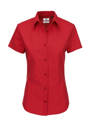 Ladies' Heritage Poplin Shirt - SWP44 Deep Red