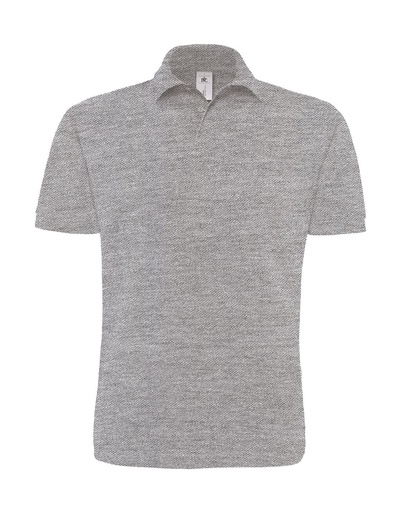 Heavymill Piqué Polo Heather Grey